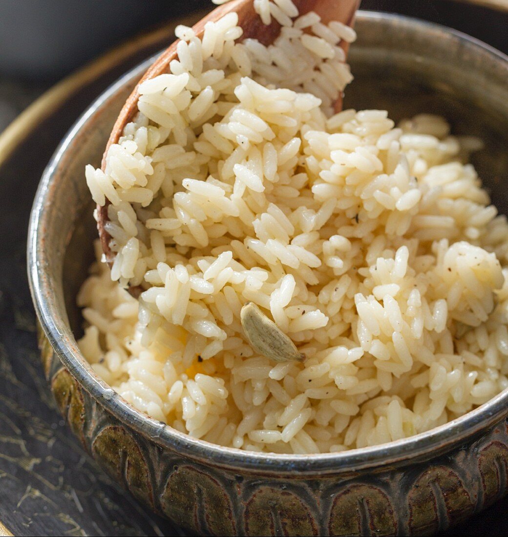Reis als Pilaw (Nahaufnahme)