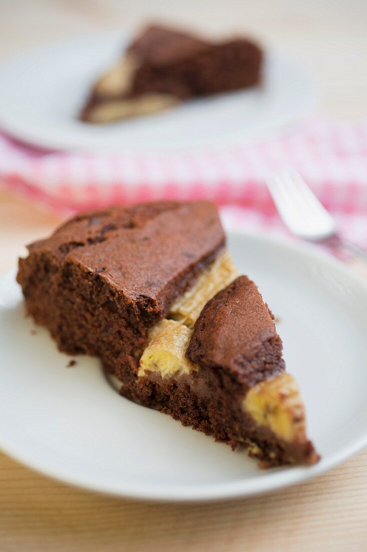 Schokoladen-Bananen-Kuchen