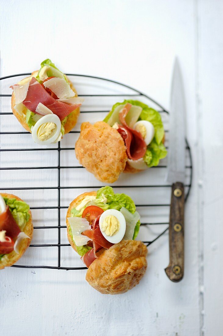 Clubsandwich Gougeres