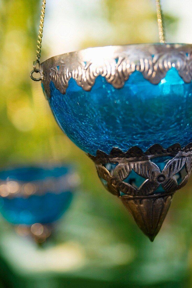 Suspended, Oriental-style lantern