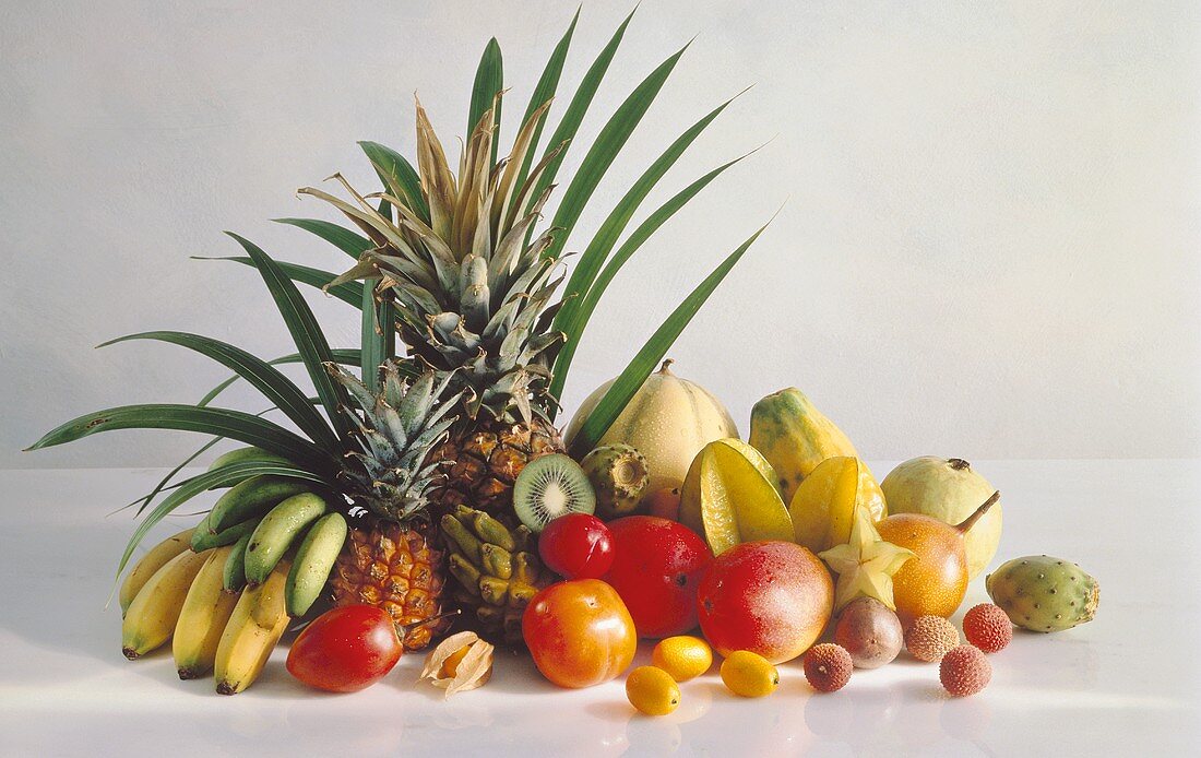 Still Life of Exotic Fruit