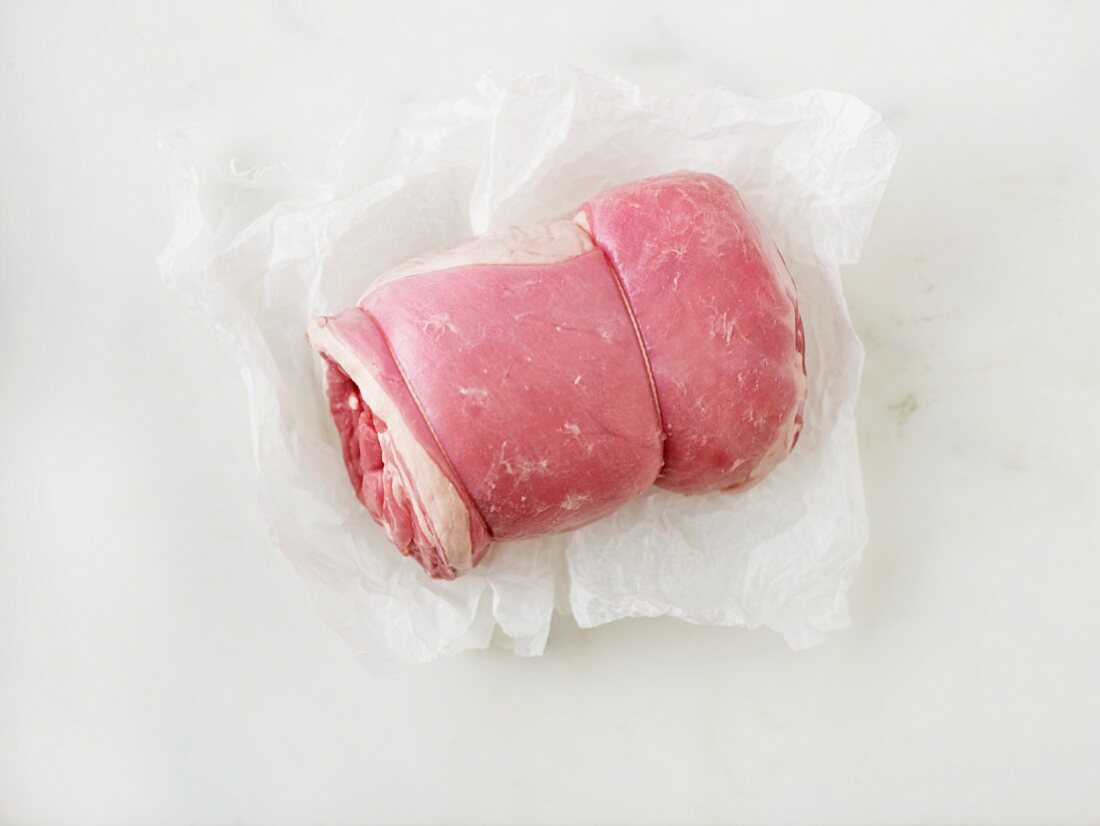 Rolled duck breast