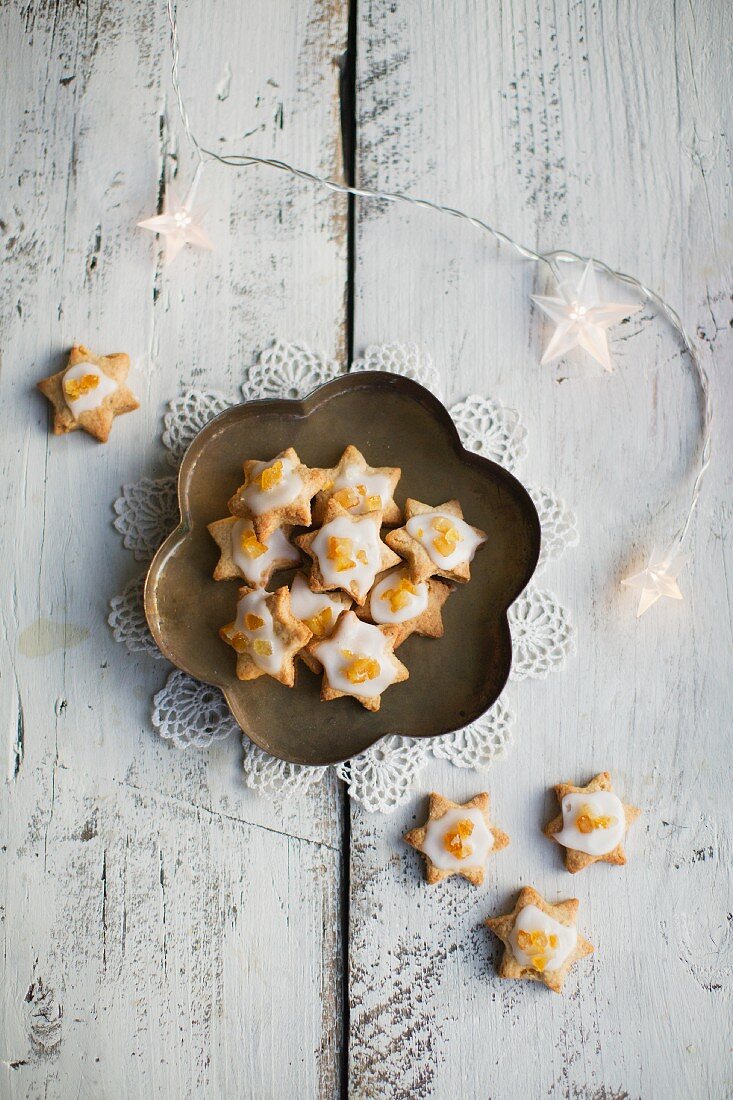 Orangen-Zimt-Cookies zu Weihnachten