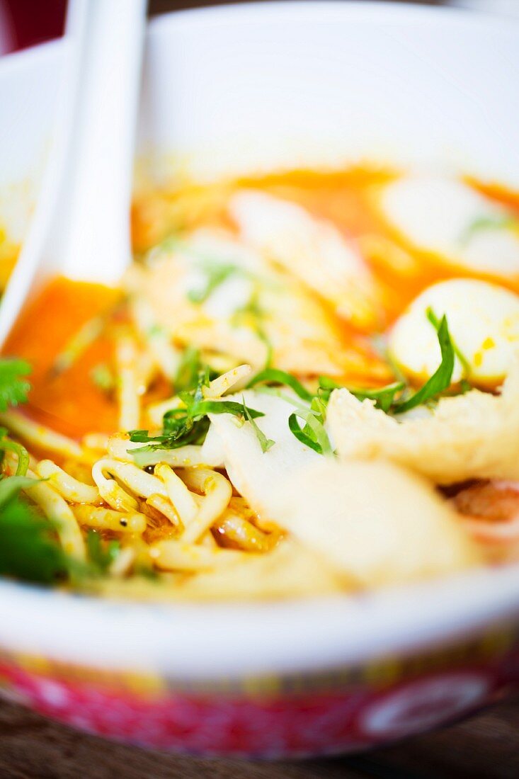 Chicken noodle soup (Thailand)