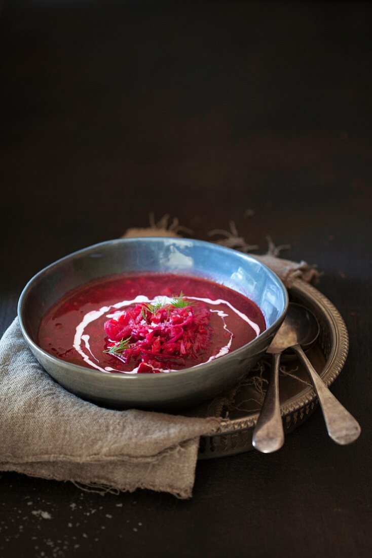 Borschtsch (Rote-Bete-Suppe)