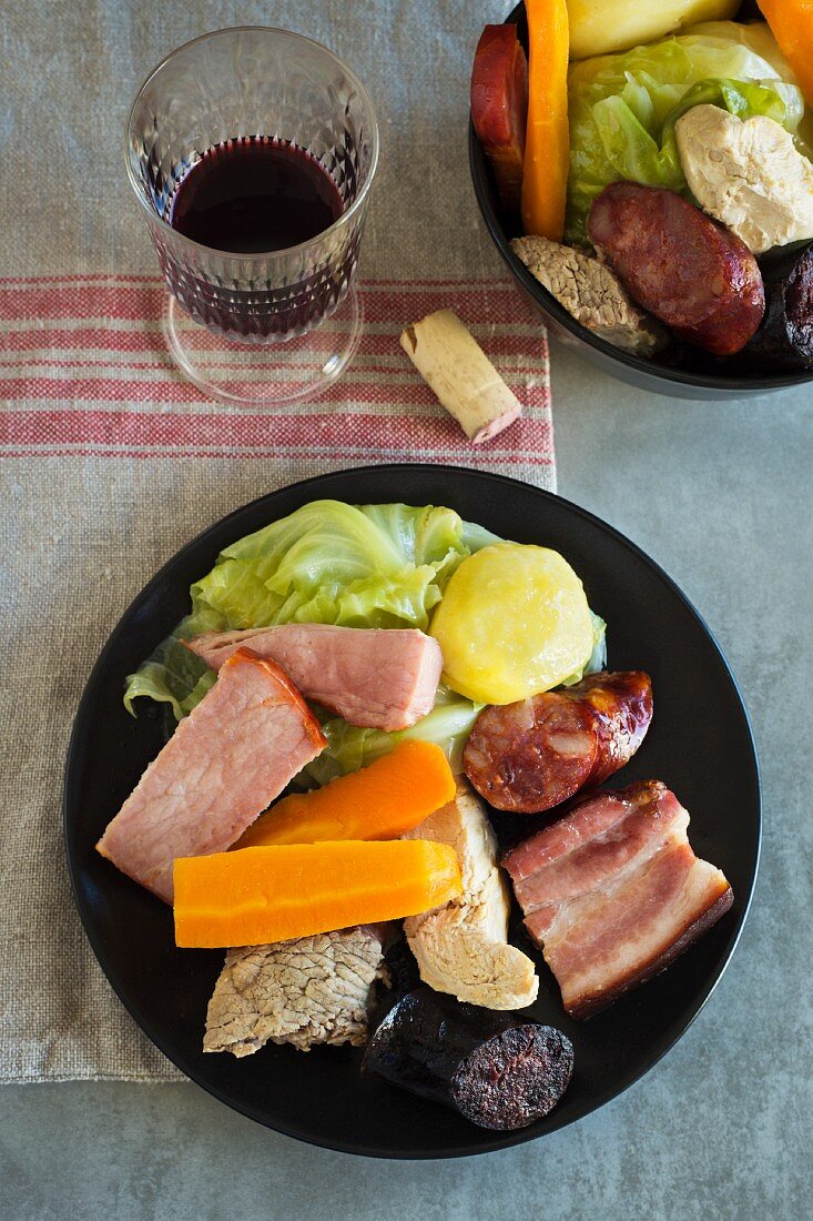 Cozido a Portuguesa (mixed boiled meat, Portugal)