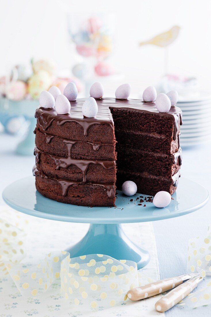 Chocolate cake for Easter