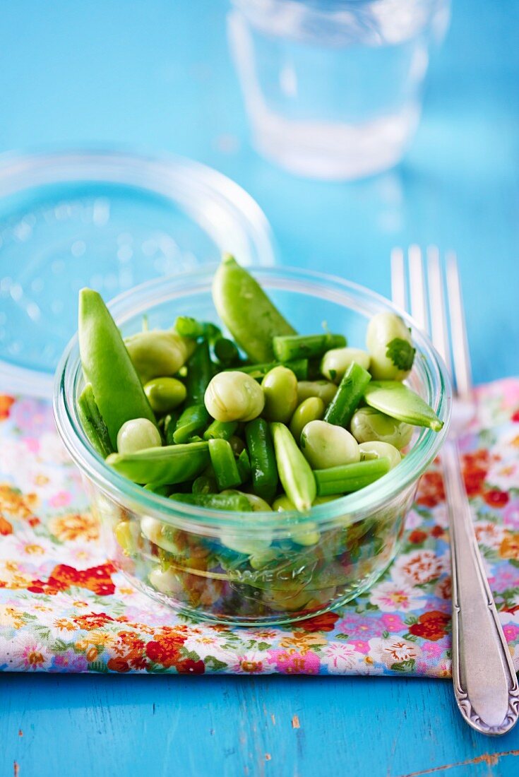 Grüner Bohnensalat