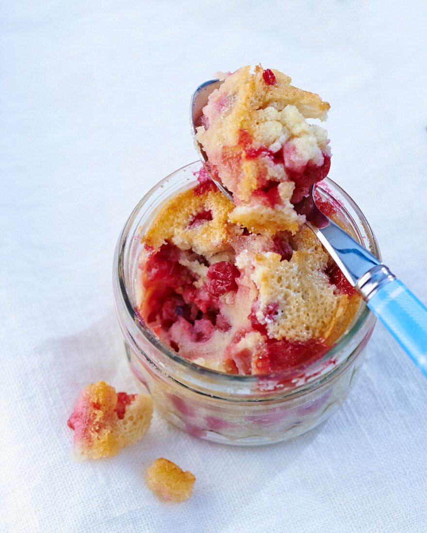 Clafoutis with red fruits