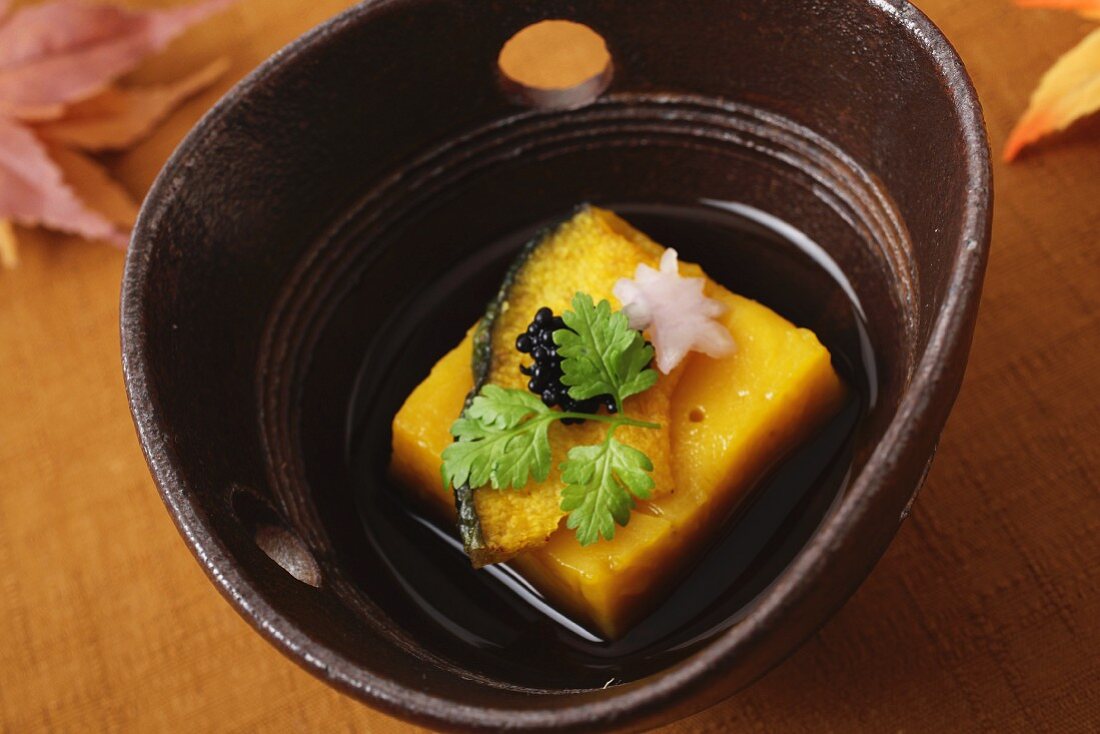 Pumpkin tofu from Japan
