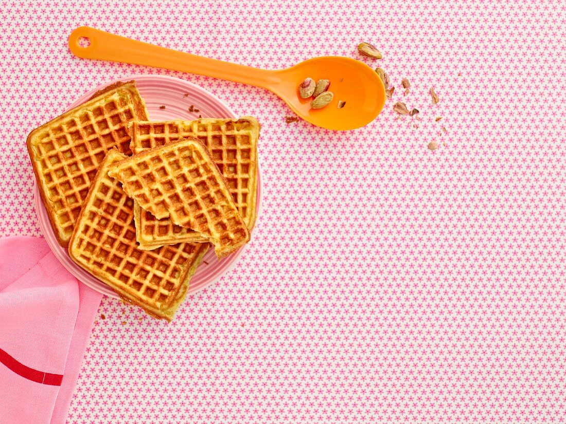 Pistazienwaffeln