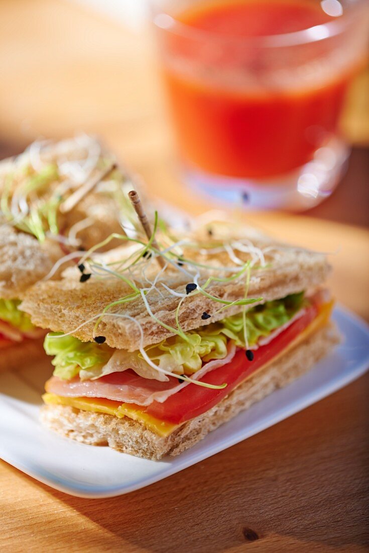 A club sandwich