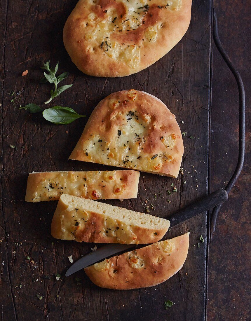 Focaccia mit Kräutern