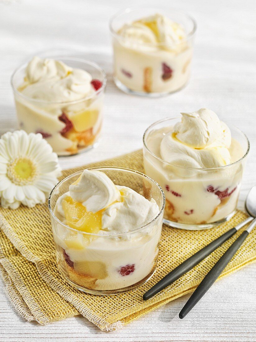 Lemon Curd Trifles