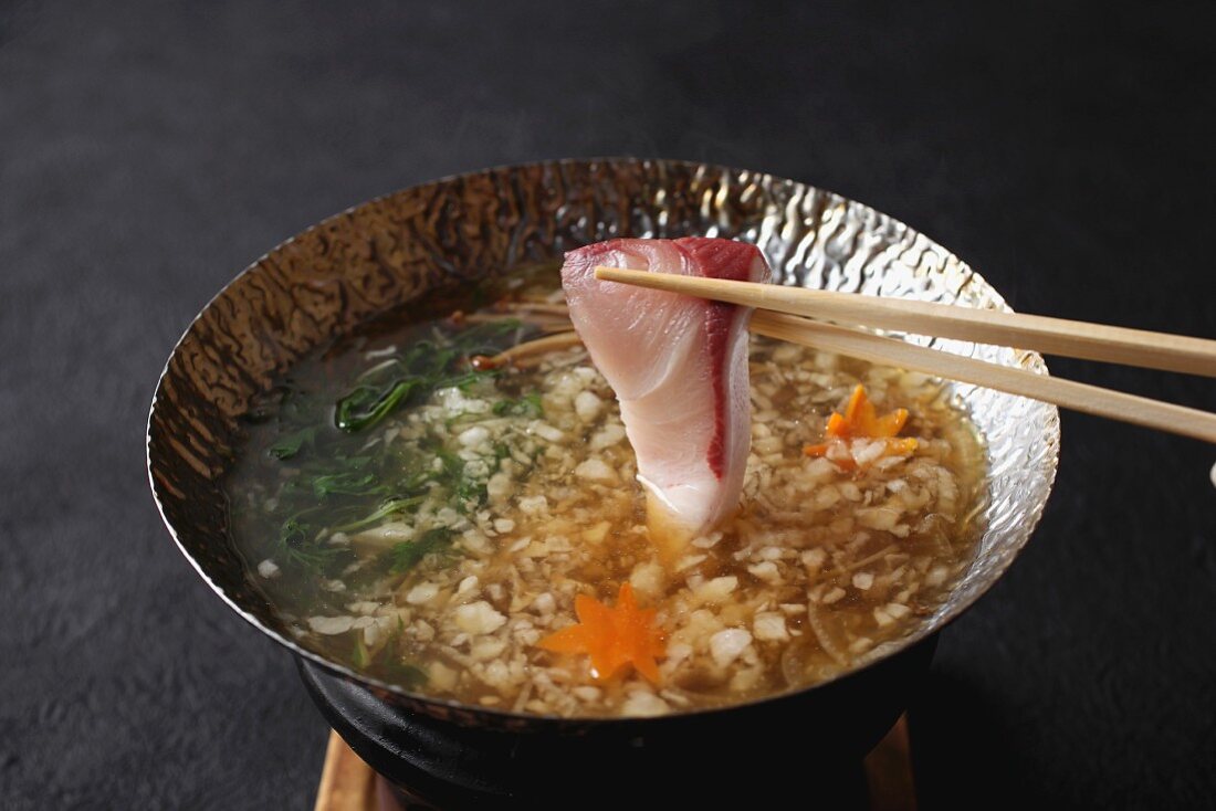 Shabu-Shabu mit Yellowtail (Japan)