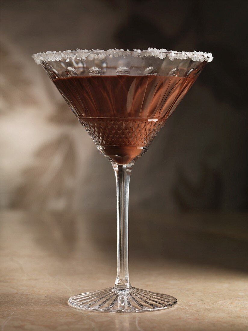 A chocoloate martini