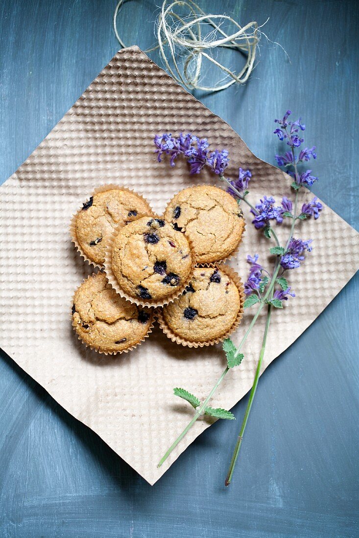 Blueberry muffins