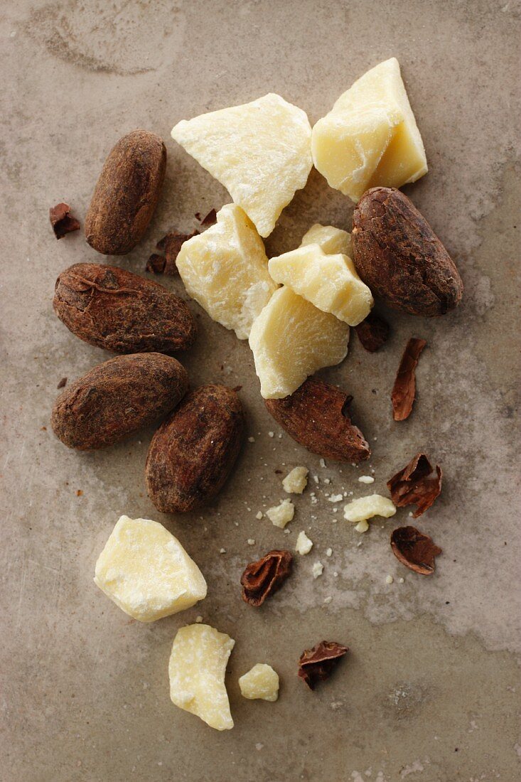 Cocoa butter and cocoa beans