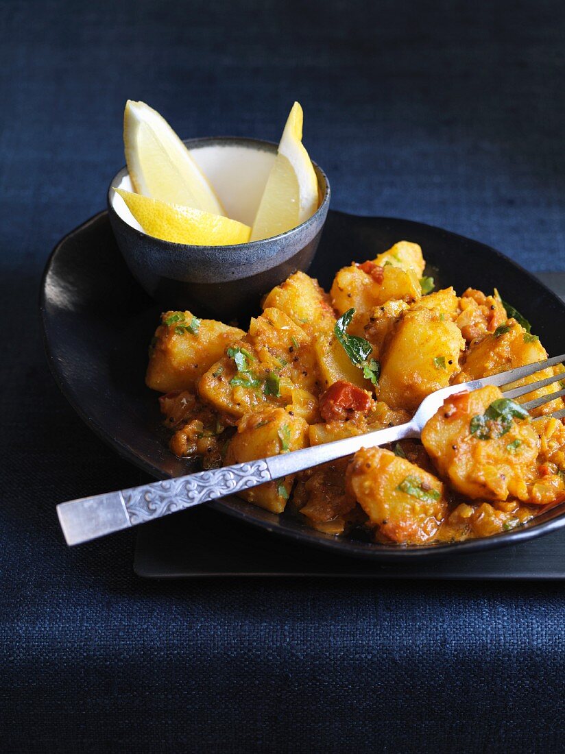 Potato curry from southern India