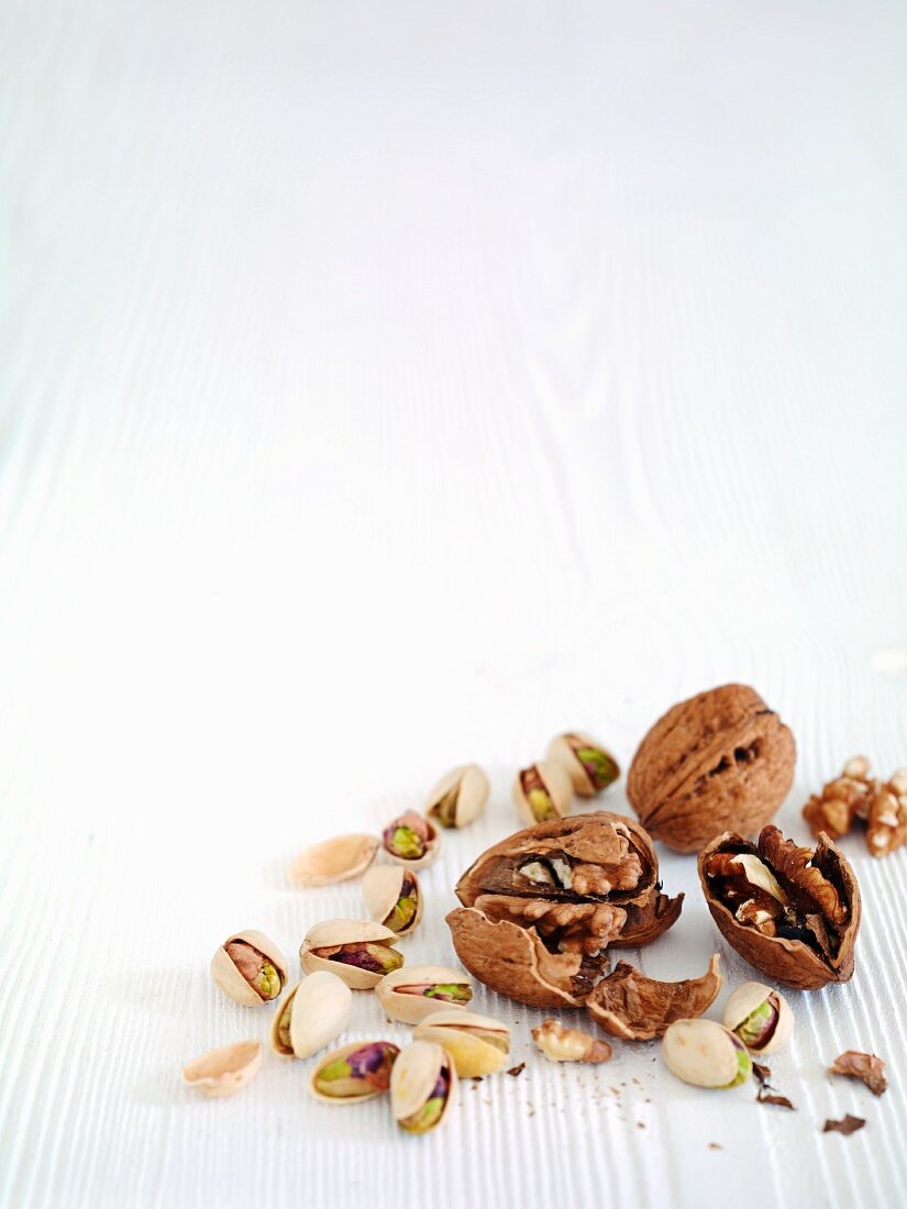 Walnuts and pistachios