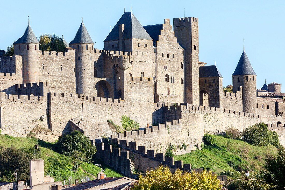 The citadel of Carcassonne (France)