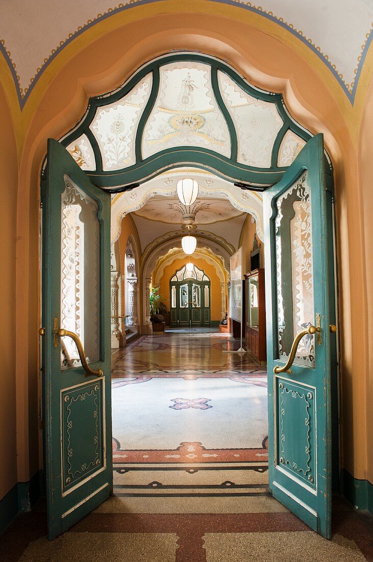 The Geological and Geophysical Institute of Hungary – erected between 1898 and 1900 in the Hungarian art nouveau style according to plans by Ödön Lechner