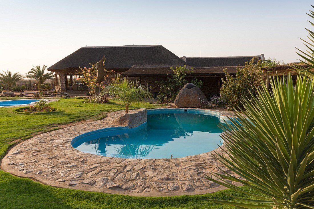 'Brandberg White Lady Lodge' am Brandberg, Namibias höchstem Gebirgsmassiv