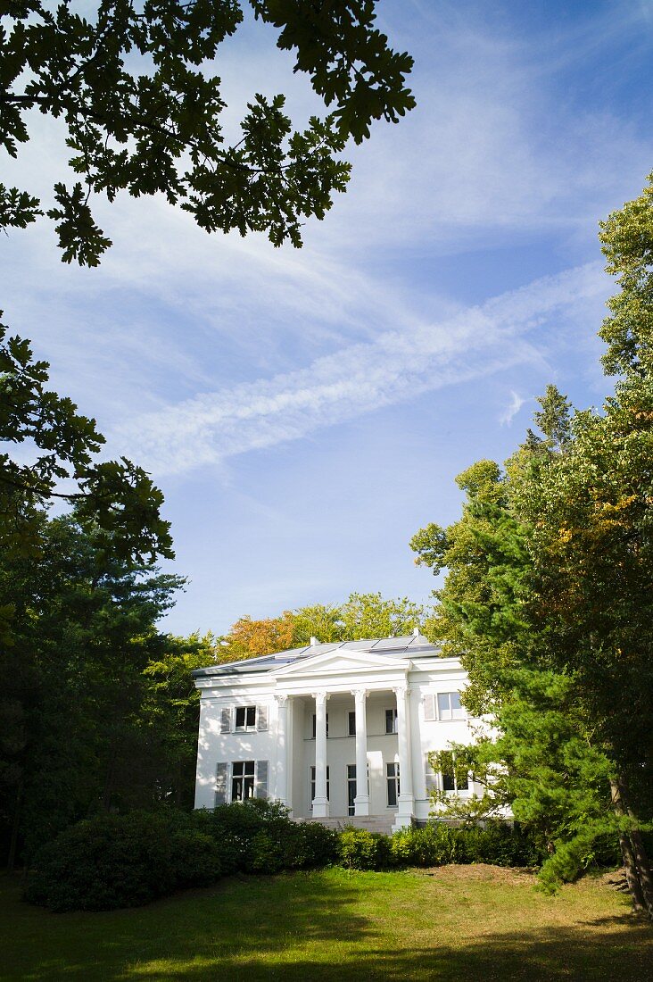 Blick auf die Villa 'Oppenheim' in Heringsdorf auf der Insel Usedom