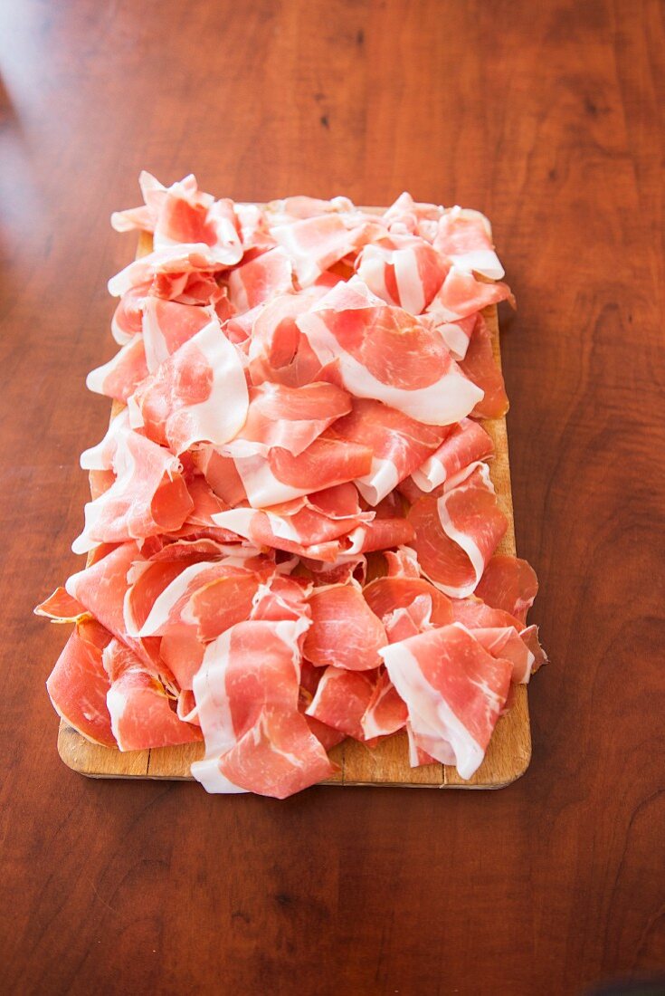 Wafer thin Parma ham