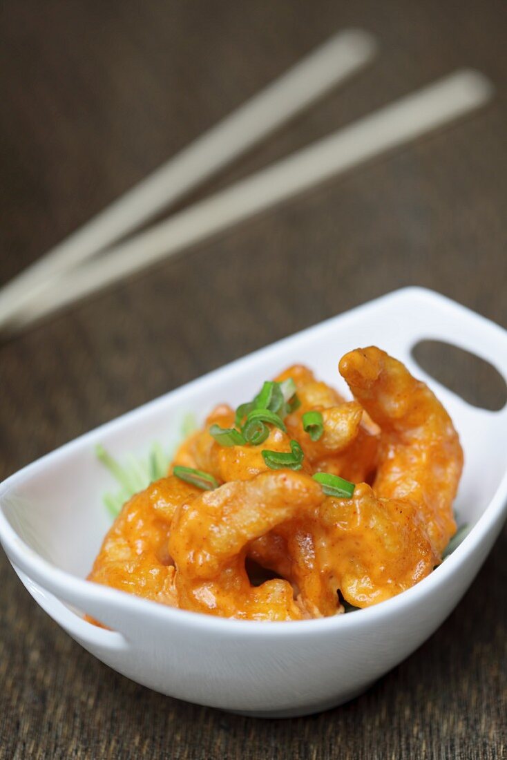 Shrimps in Gurkensauce (Korea)