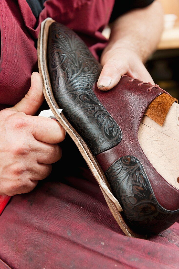 A Preiss shoemaker in Äusserer Neustadt, Dresden