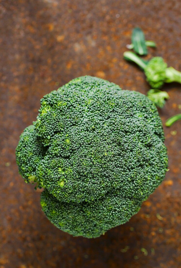 Broccoli seen from above