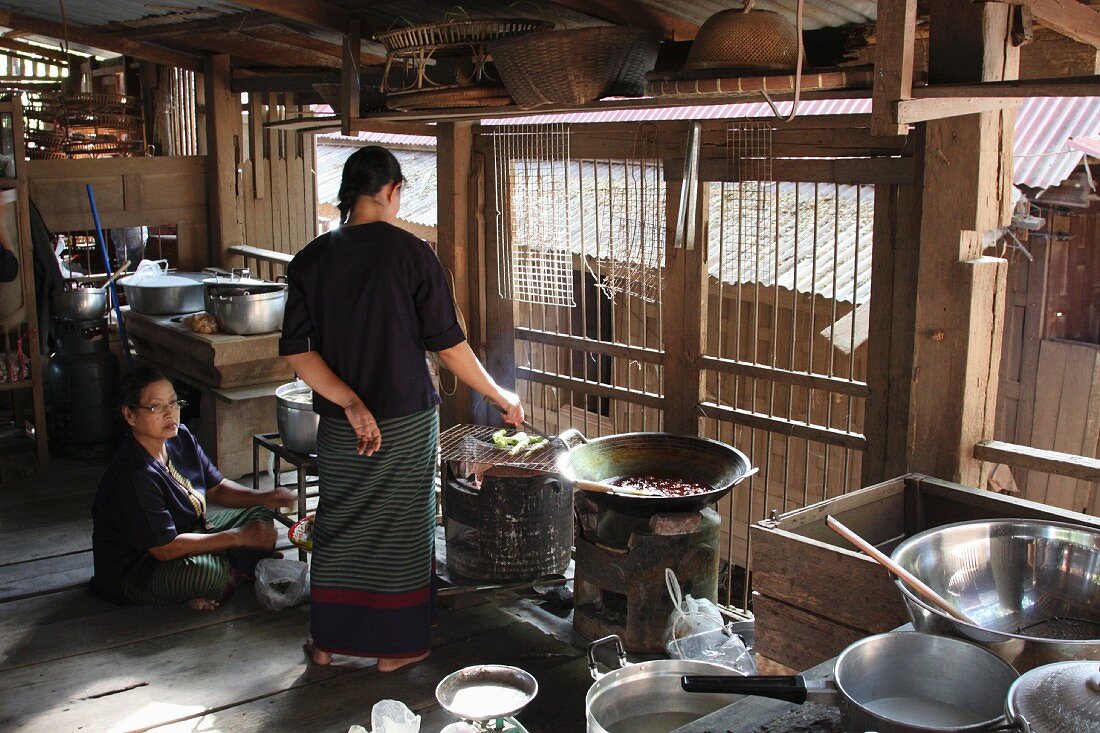 A traditional Thai kitchen