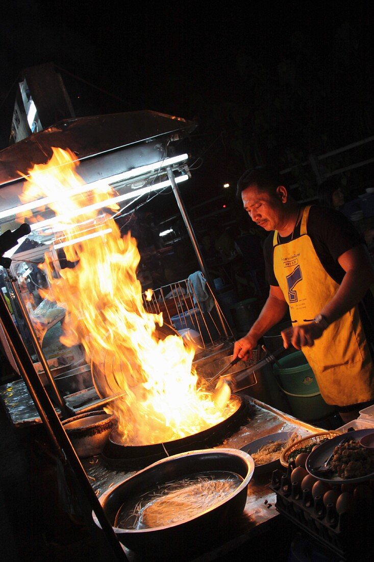 A street chef, Thailand