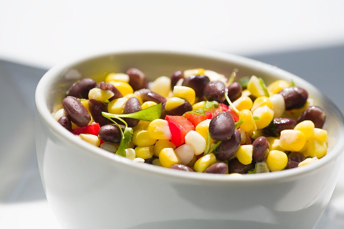 Corn salad with beans