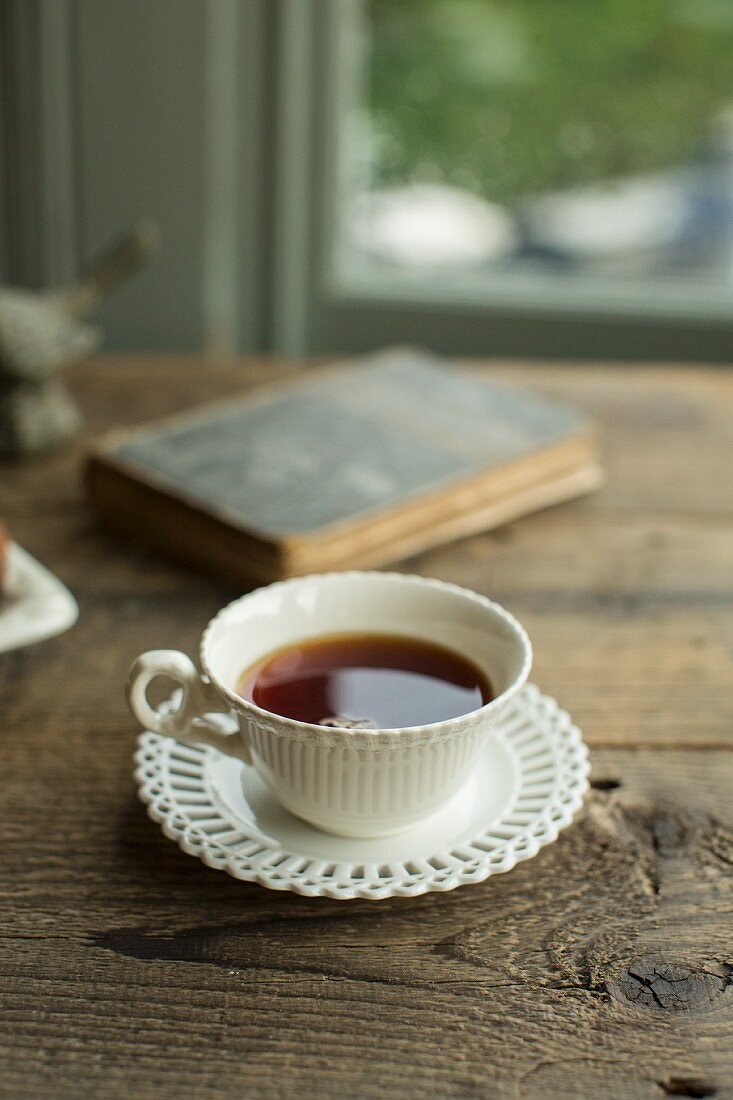 Teetasse mit Earl Grey Tee