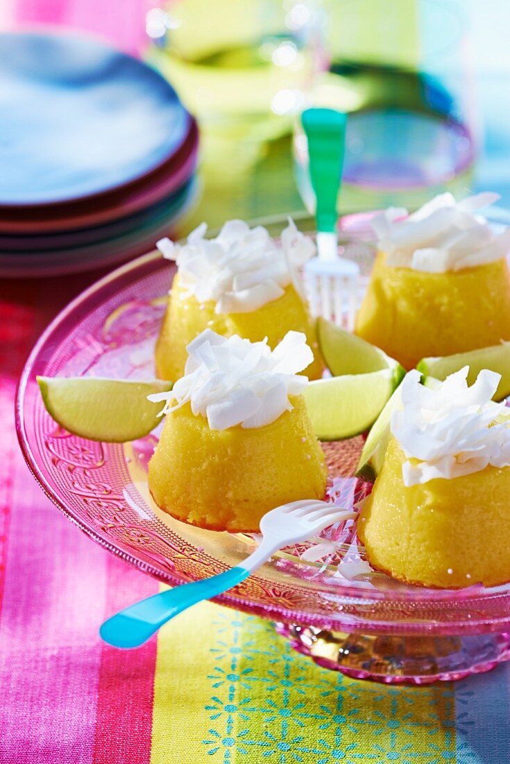 Coconut flans