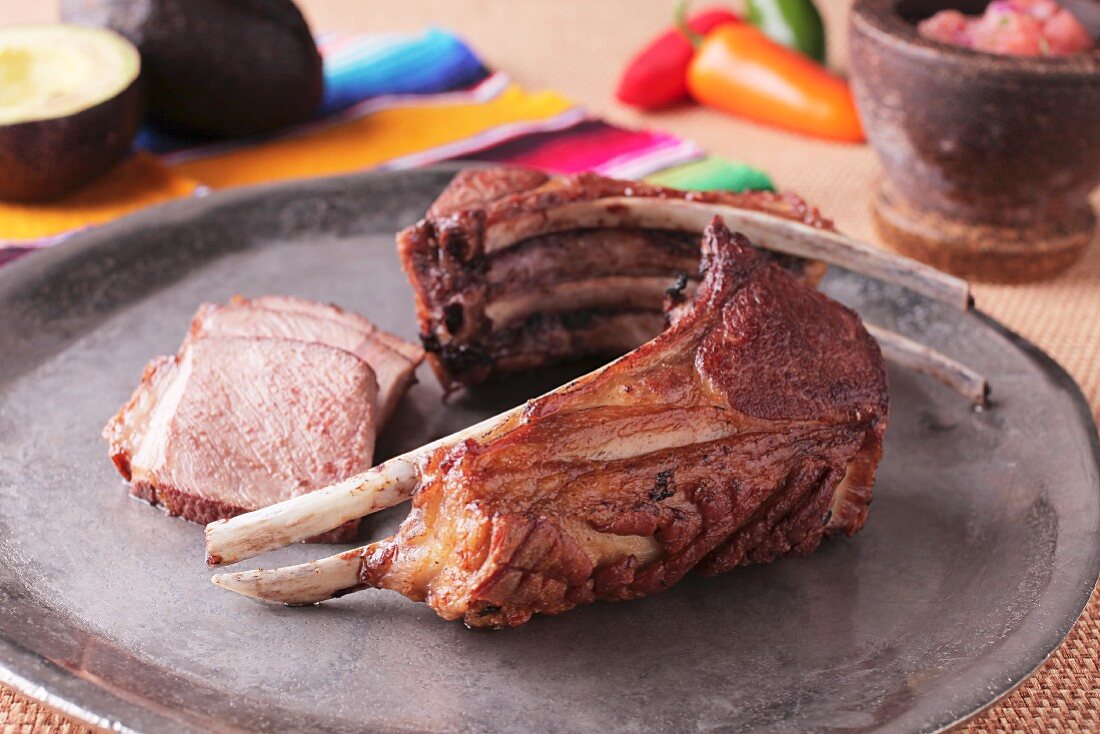Lamb chops, sliced (Mexico)