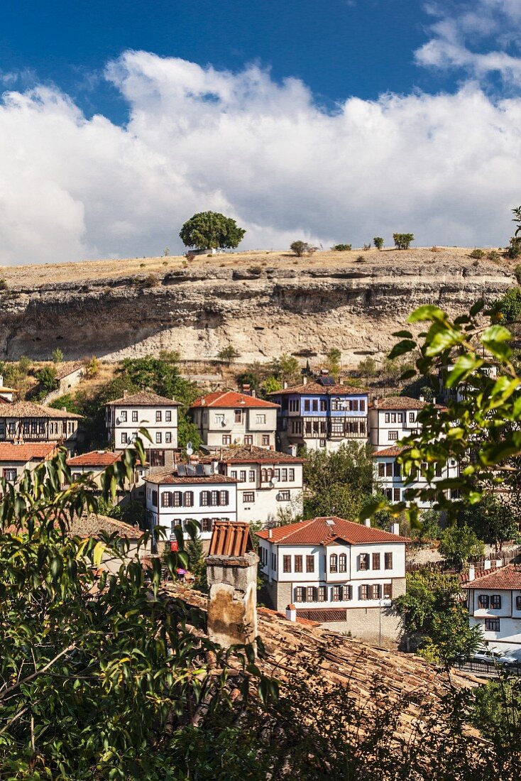 Safranbolu: A view of traditional buildings in the lower town, Turkey