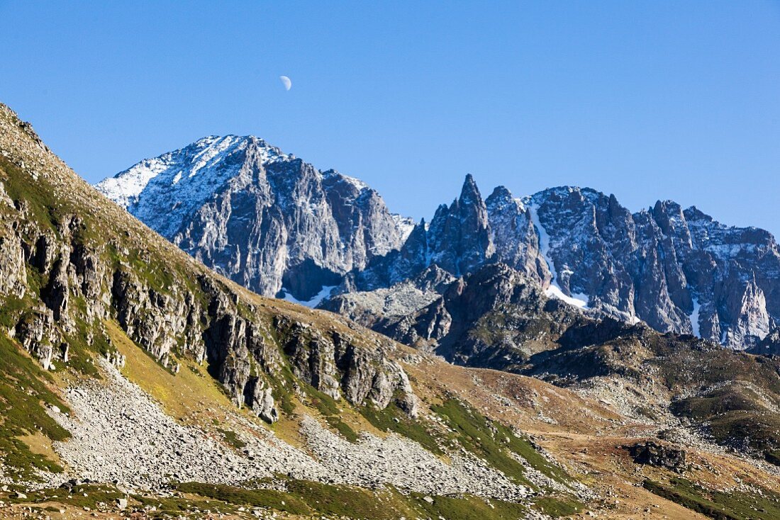 Landschaft im Kackar-Gebirge bei Kavrun unterhalb des Gipfels, Türkei