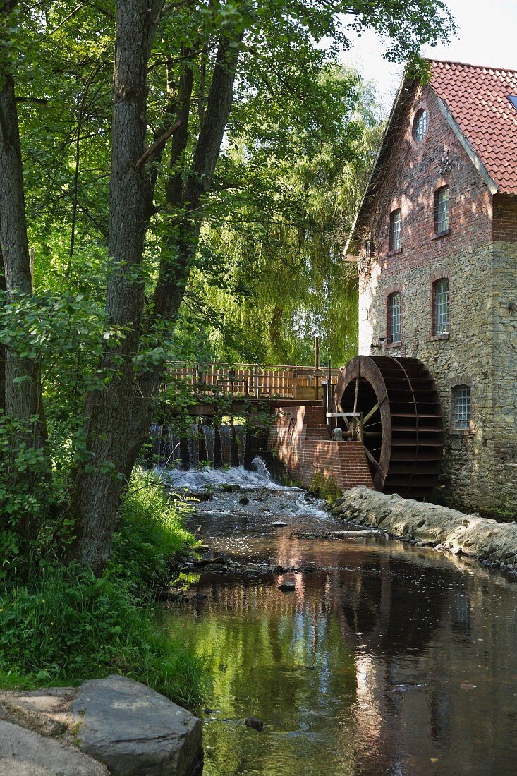 Knollmeyers Mühle, watter mill in Nettetal, Wallenhorst