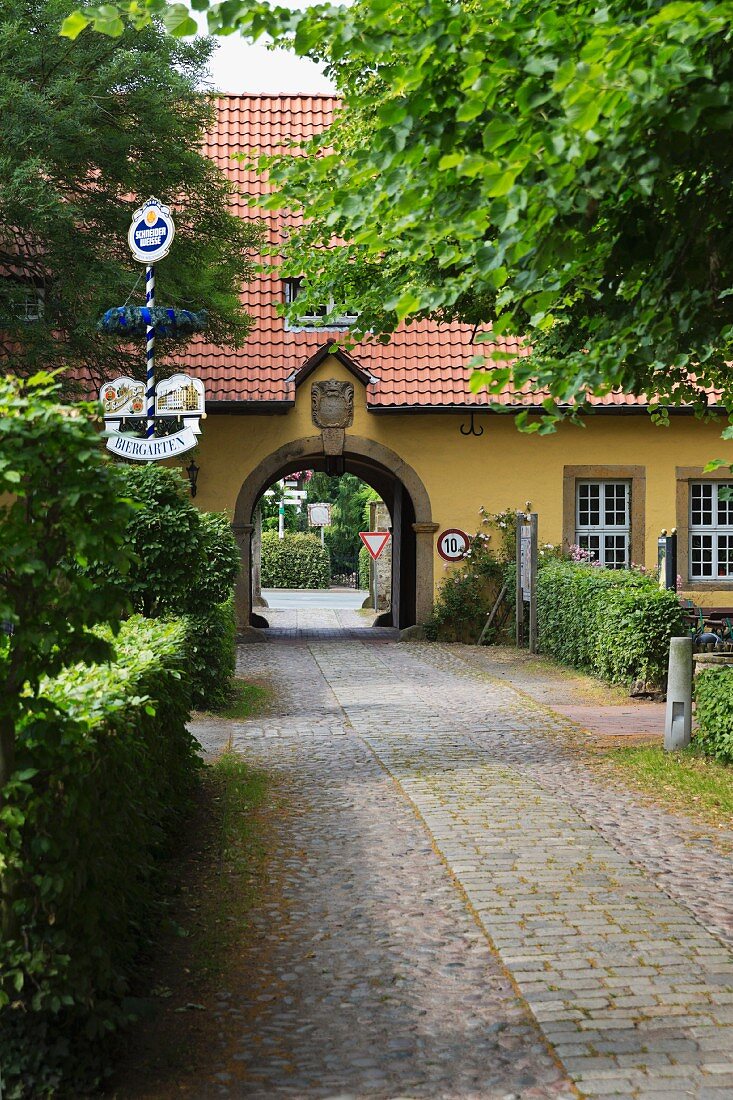 Der Eingang zum Kloster Malgarten