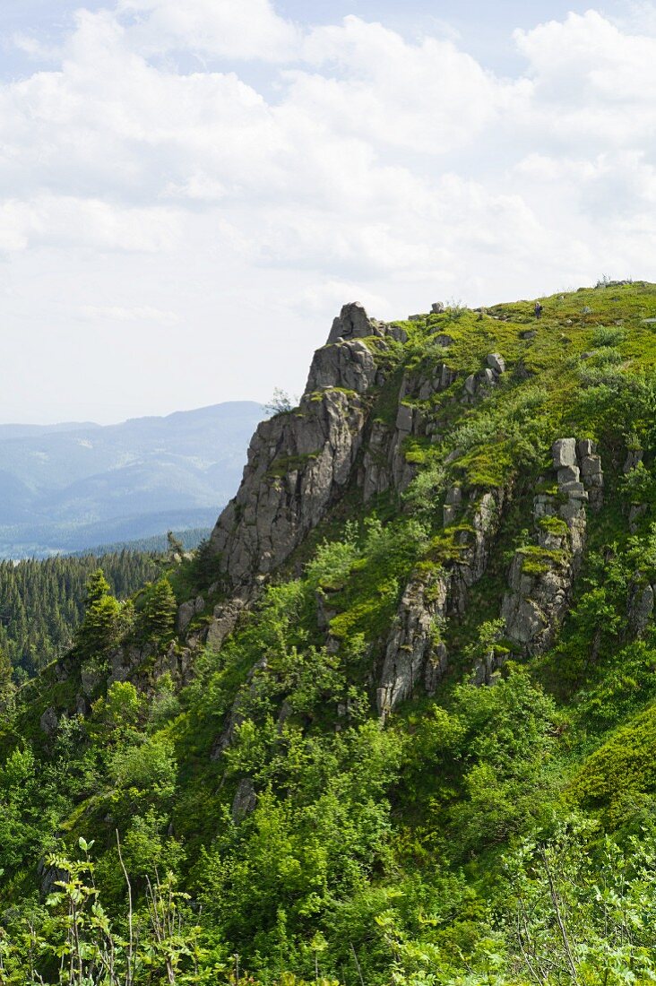 Schroffer Granit am 'Gazon de Faite' (Ringbühlkopf), Elsass