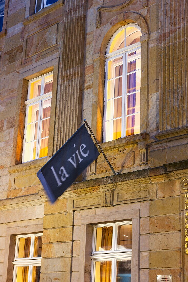 The exterior view of the 'La Vie' restaurant in Osnabrück