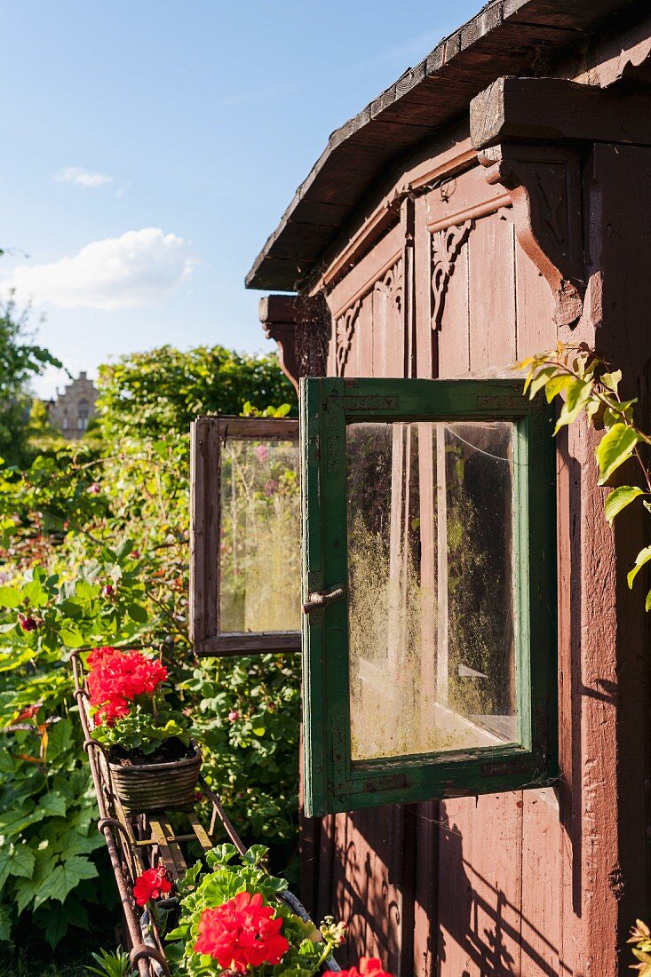 Gartenlaube vor dem Schloss Ippenburg, Bad Essen