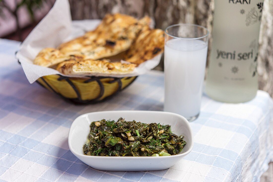 Bugdayli Karalahana (Turkish black kale with wheat)