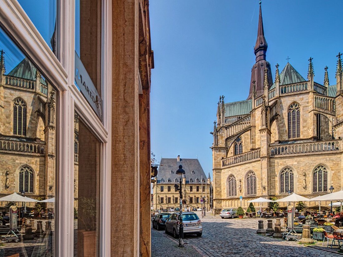 Die Marienkirche am Rathausplatz in Osnabrück