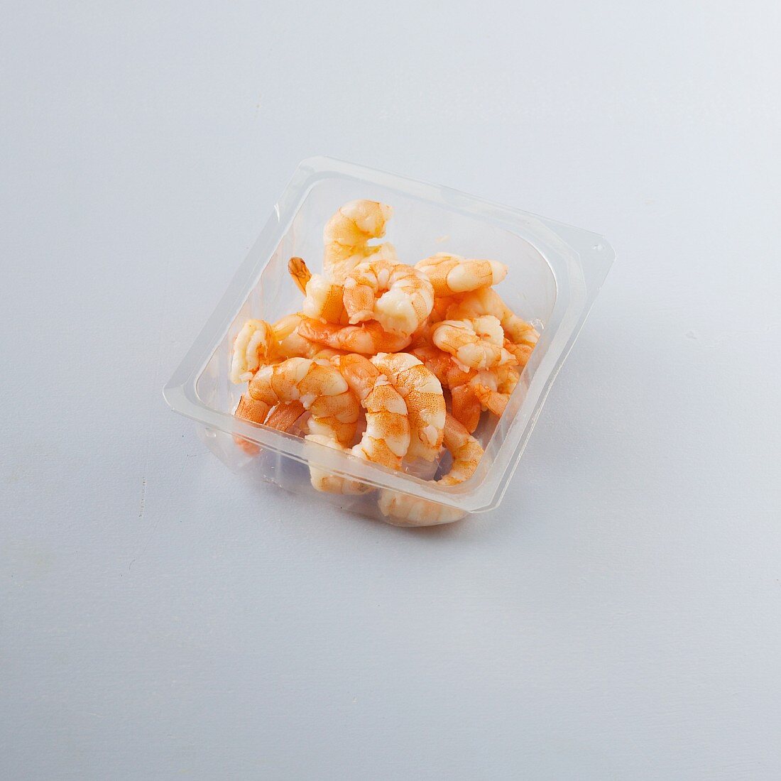 Ready-to-eat prawns from the fridge