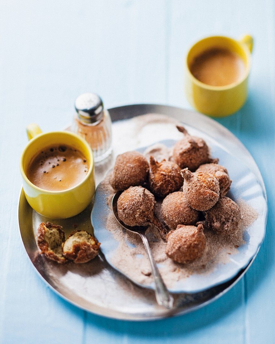 Small banana doughnuts