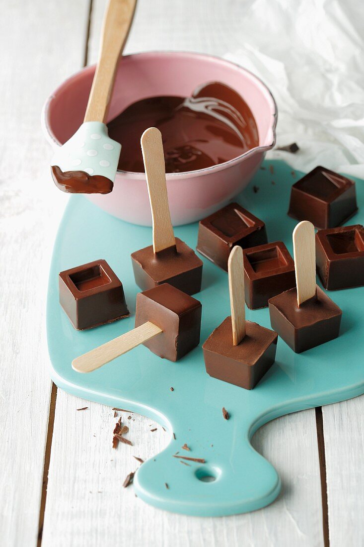 Homemade chocolate lollies 'All you can eat'